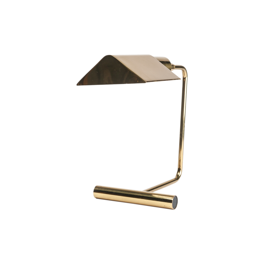 Brass Desk Lamp by Kosh & Lowy