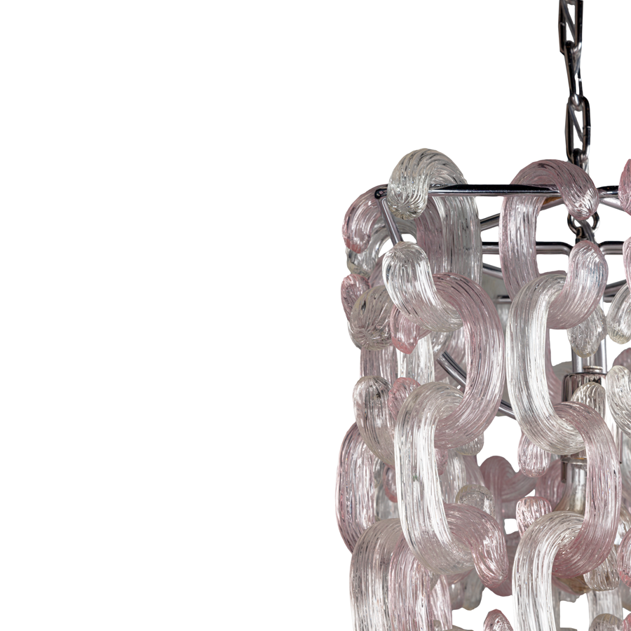 Italian Murano Chandelier by Mazzega -1970s