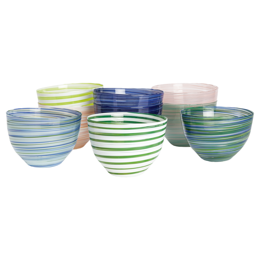 Textured Glass Bowls
