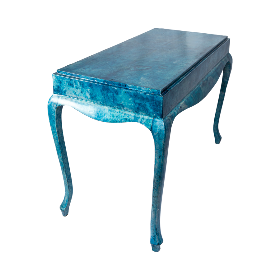 Beautiful Blue Table Blue Clawfoot Table
