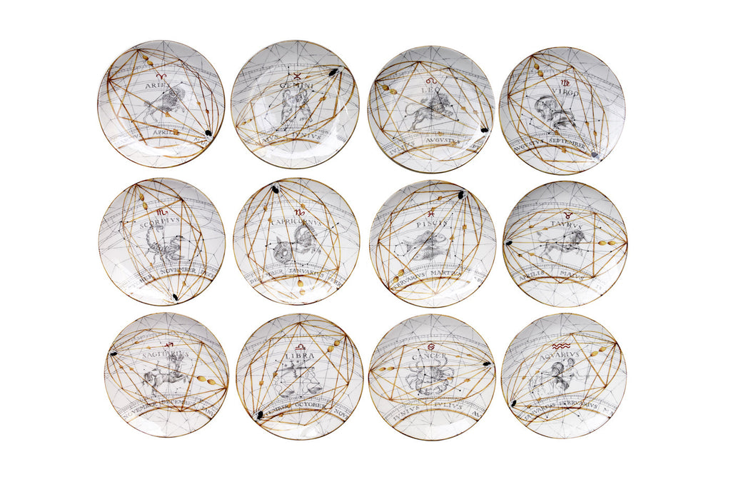 Zodiac Plates by Laboratorio Paravicini- Sold Separately