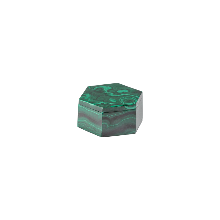 Small Assortment of Malachite Boxes