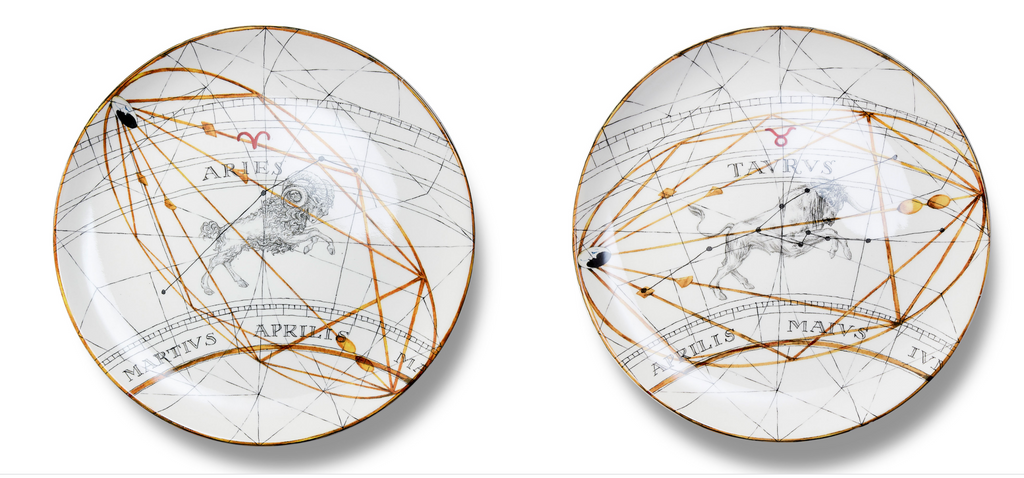 Zodiac Plates by Laboratorio Paravicini- Sold Separately