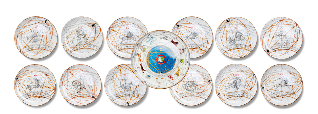 Zodiac Plates by Laboratorio Paravicini- Sold Separately