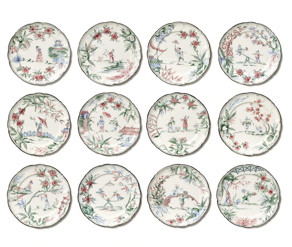 Chinoiserie Plates by Laboratorio Paravicini