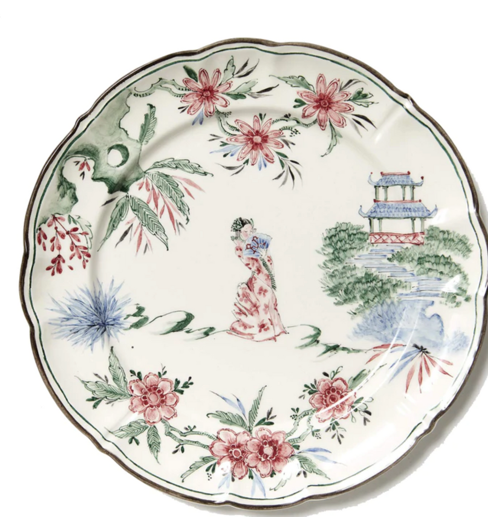Chinoiserie Plates by Laboratorio Paravicini