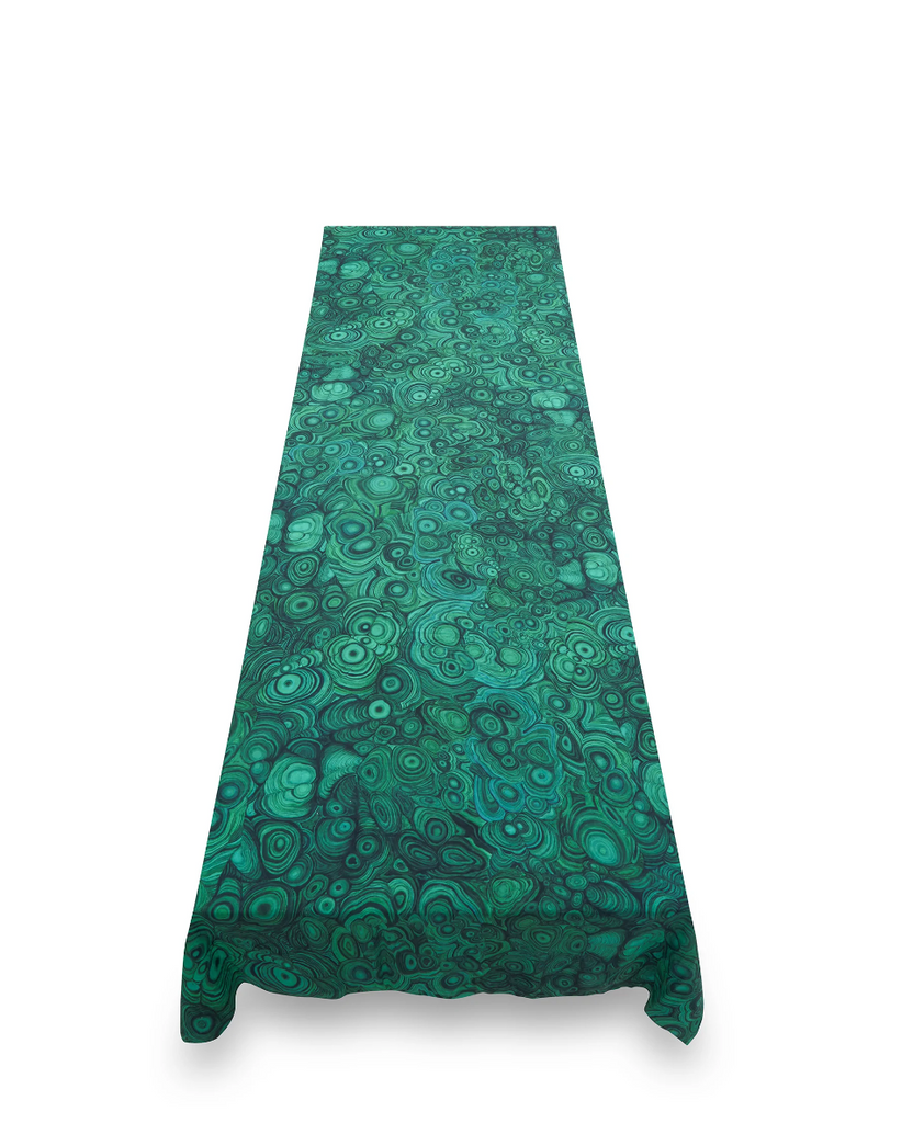 Malachite Linen Tablecloth by Summerill & Bishop