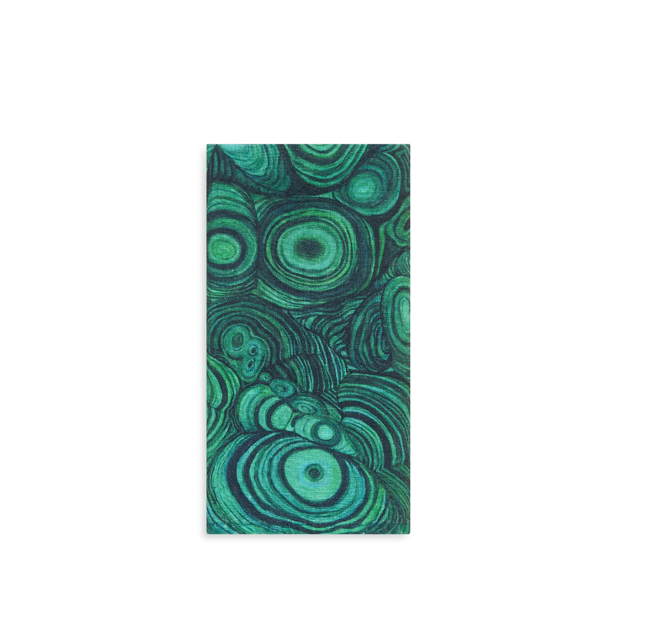 Malachite Linen Napkin by Summerill & Bishop