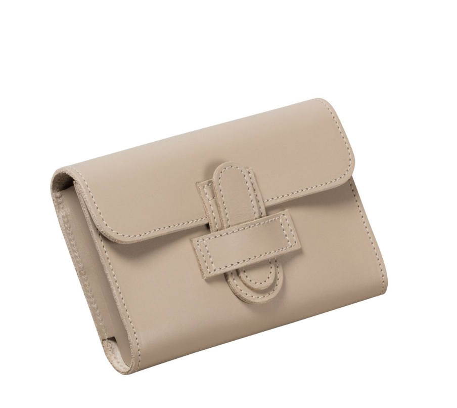 Italian Leather Passepartout Playing Card Holder by Giobagnara