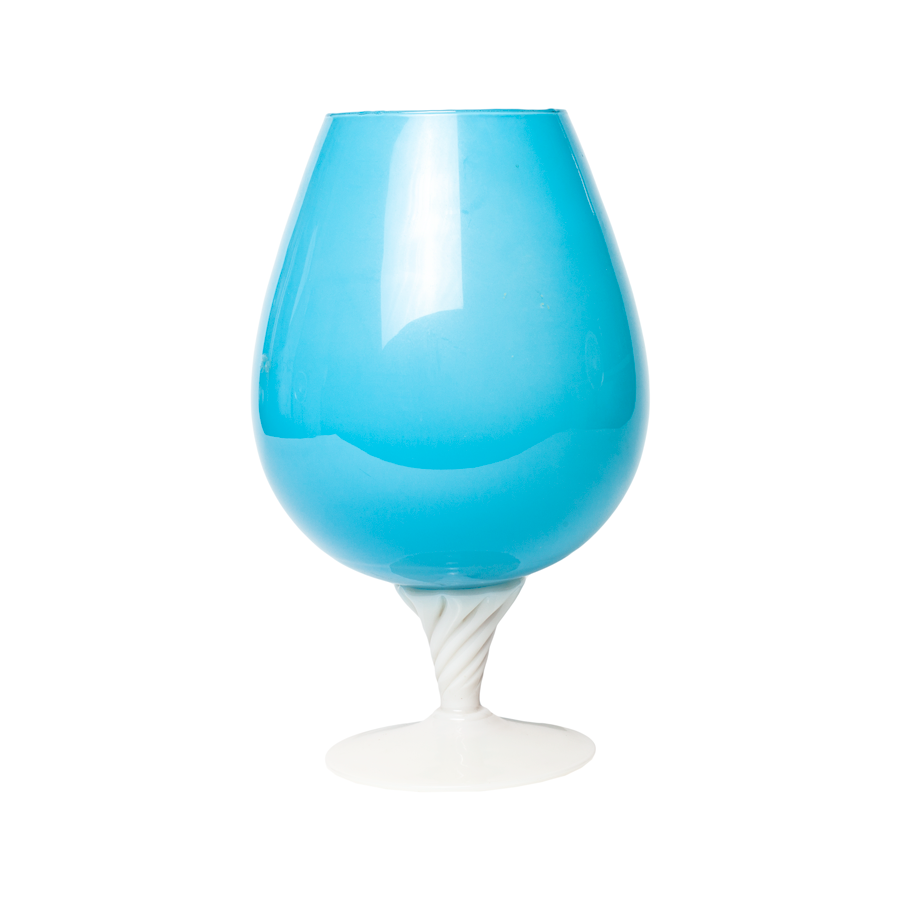 Turquoise Pedestal Vase