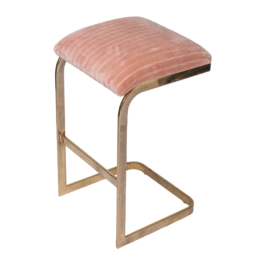 Mid-Century Brass Bar Stool, 1970s