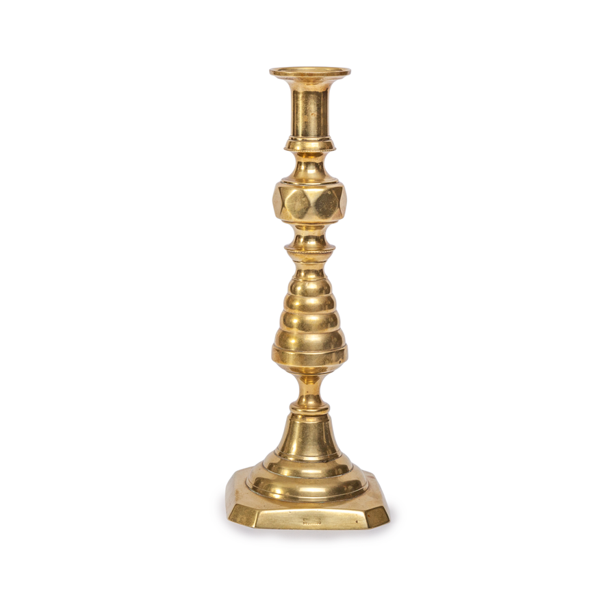 English Brass Candlestick