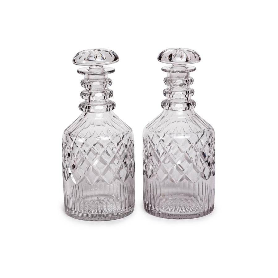 Crystal Decanters - Set of 2