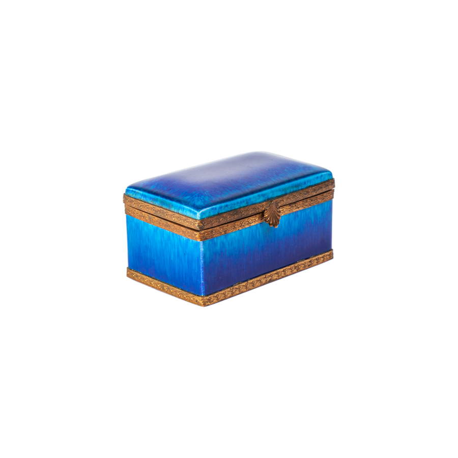 Blue and Turquoise Sevres Box