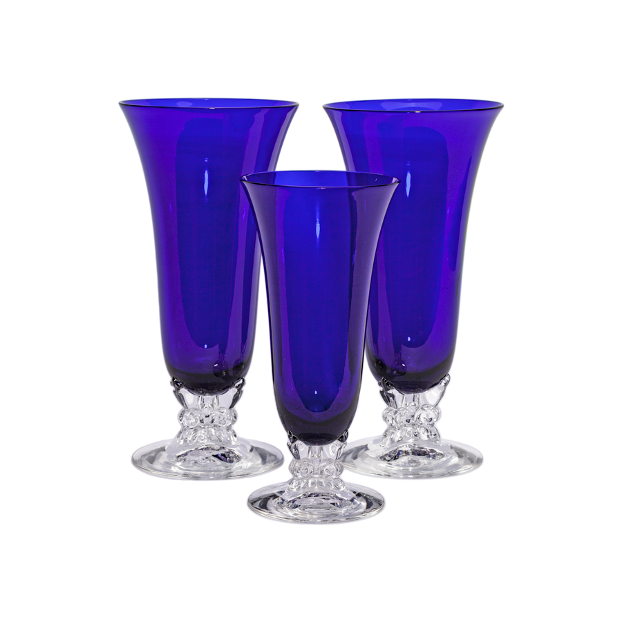 Tiffin Cobalt Vases