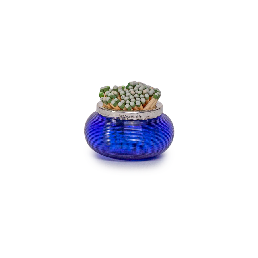 Match Striker - Cobalt with Sterling Silver-Mount