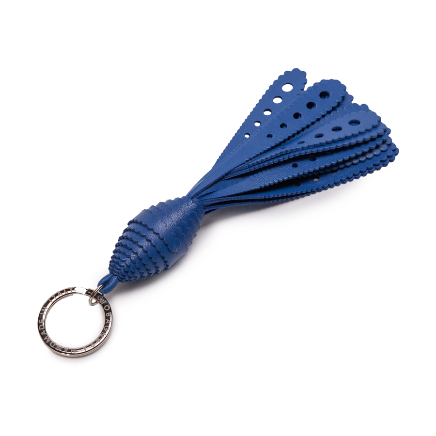 Italian Leather Cometa Keyring by Giobagnara