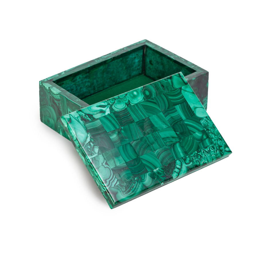 Malachite Inlaid Box