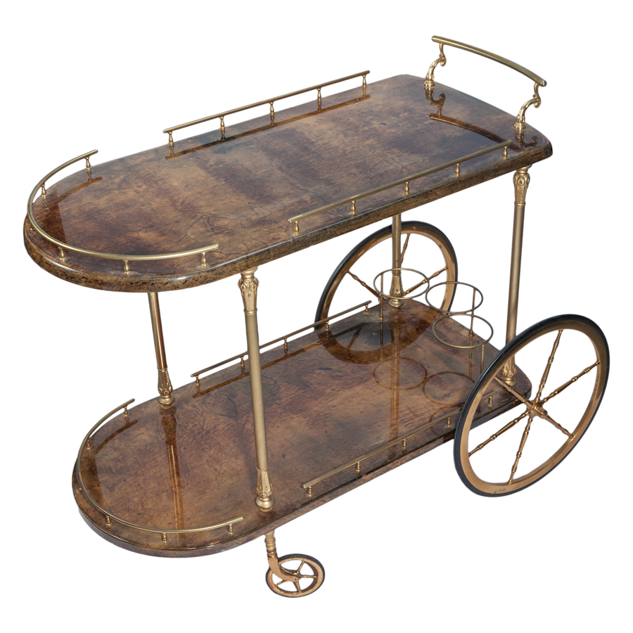 Aldo Tura Bar Cart