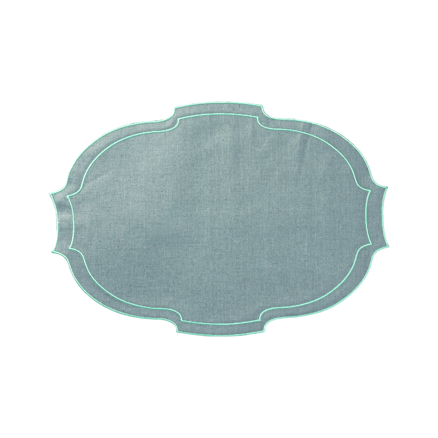 Linen Placemat by La Gallina Matta, Italy - Ellypse