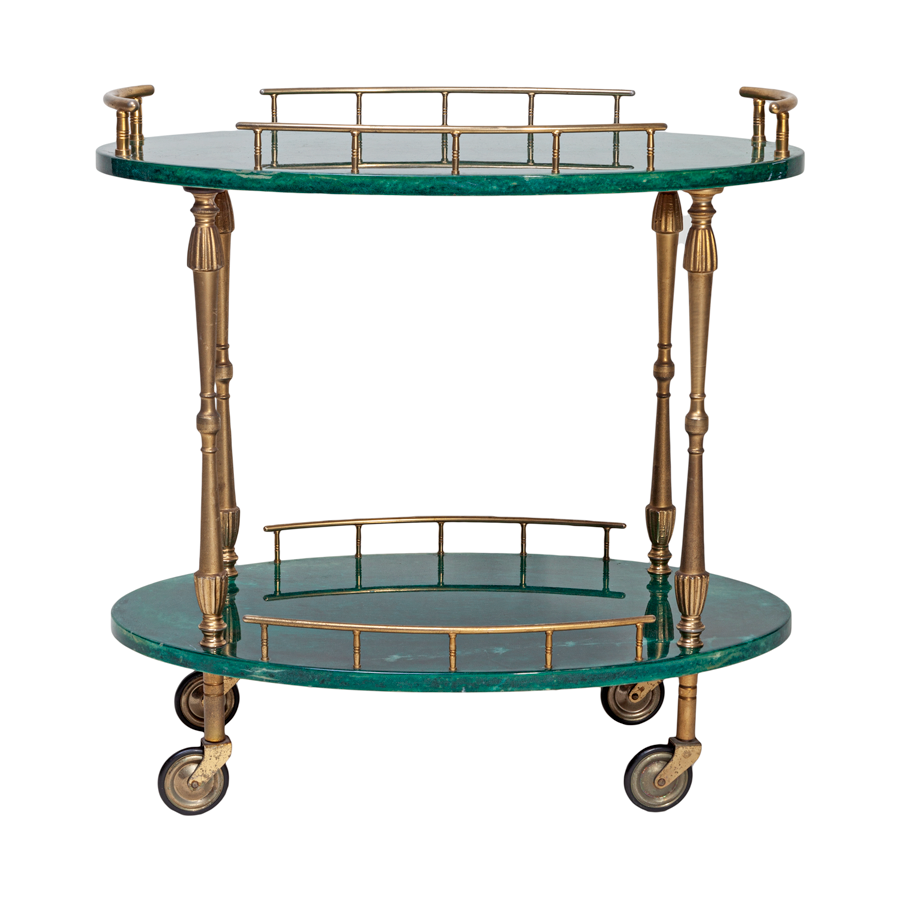 Aldo Tura  Bar Cart