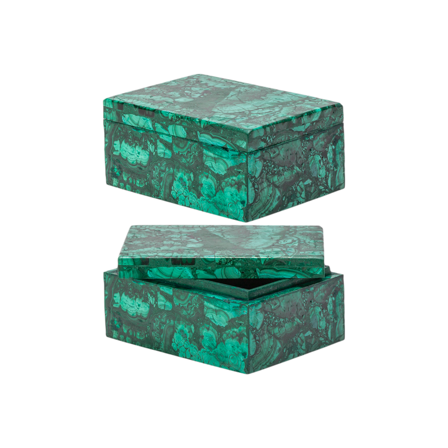 Malachite Inlaid Box