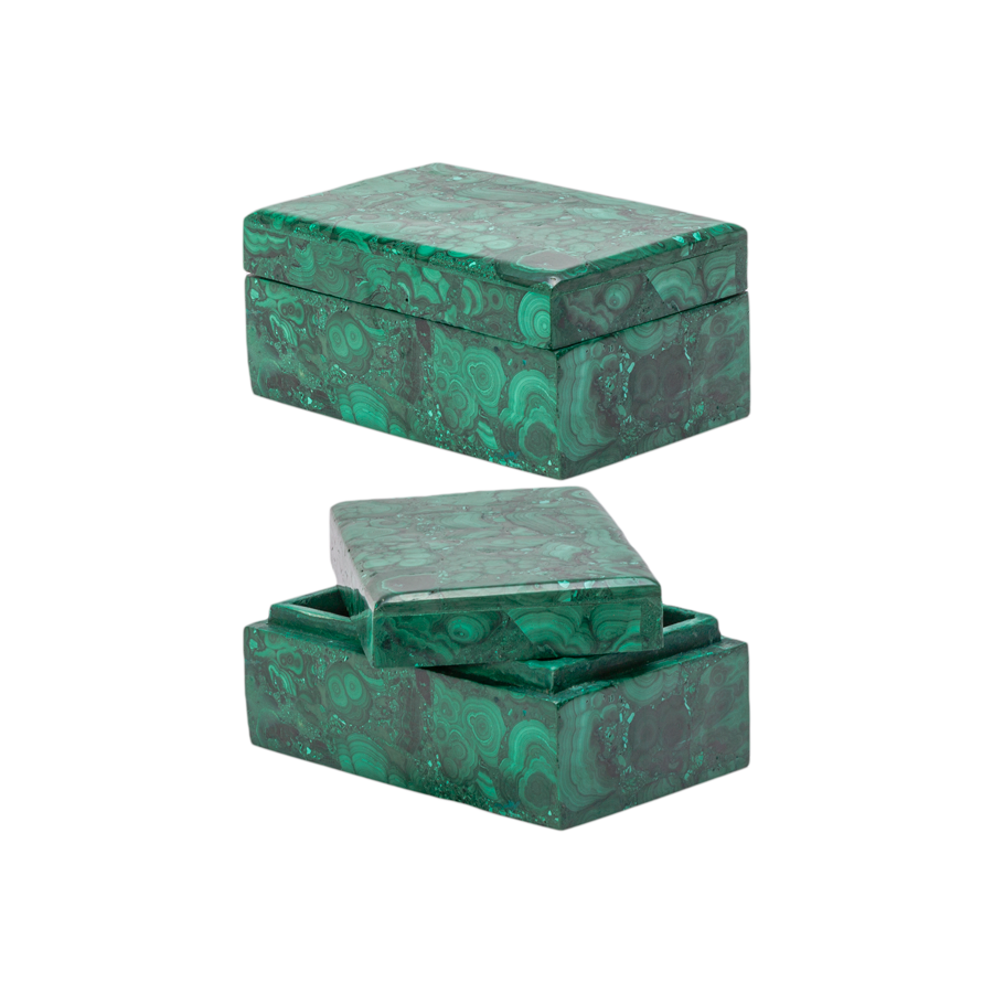 Malachite Inlaid Box