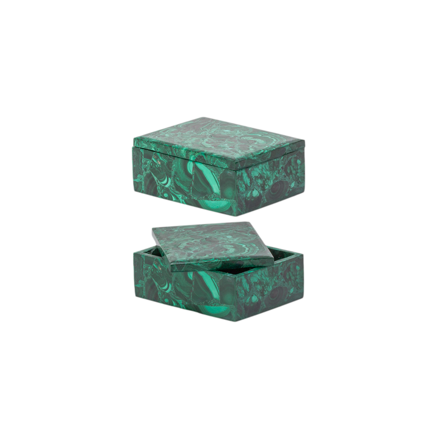 Malachite Inlaid Box