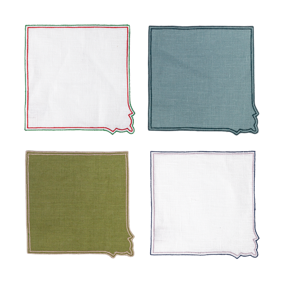 Cocktail Napkins by La Gallina Matta, Italy - Cake Corner