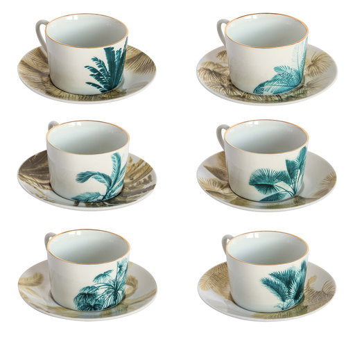 Grand Tour by Vito Nesta - Las Palmas Tea Cup - Set of 6