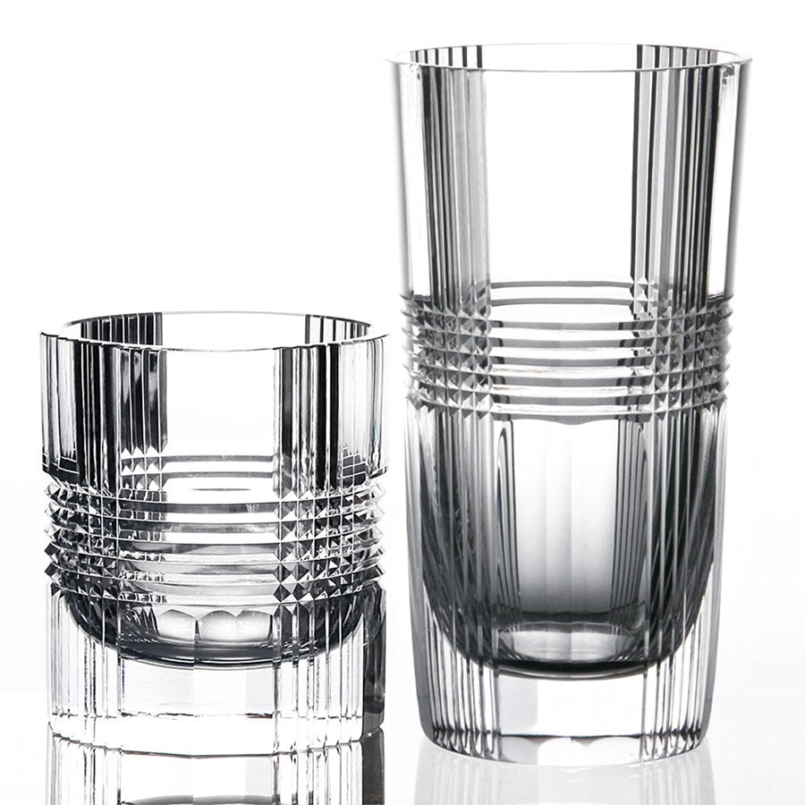 Viden Highball Glasses in Clear Crystal , Set of 2 by Artel